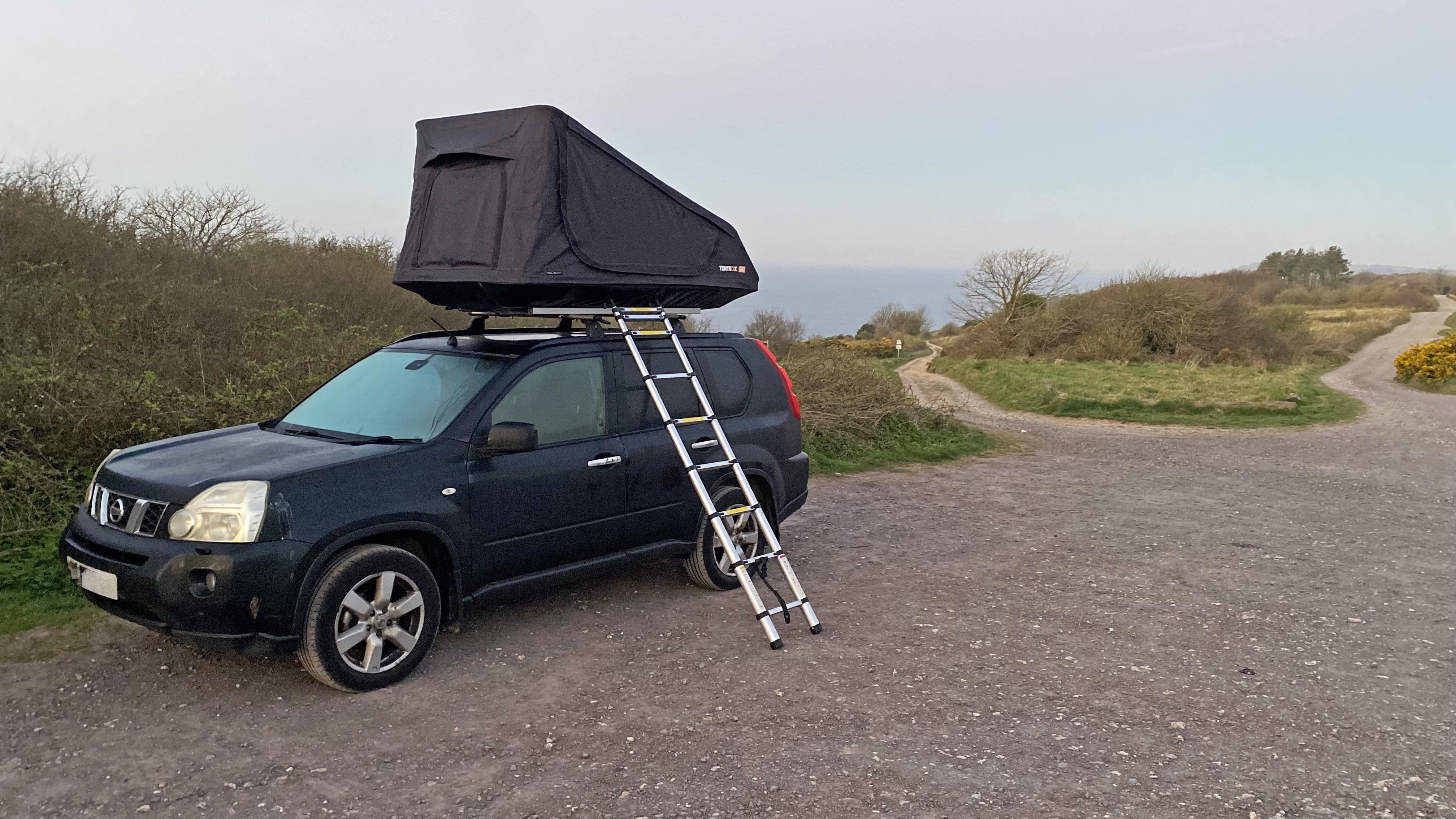 The TentBox Go discreetly parked