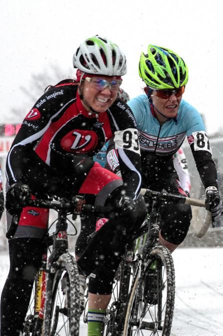 Rebecca Blatt and Anna Dingman battle it out