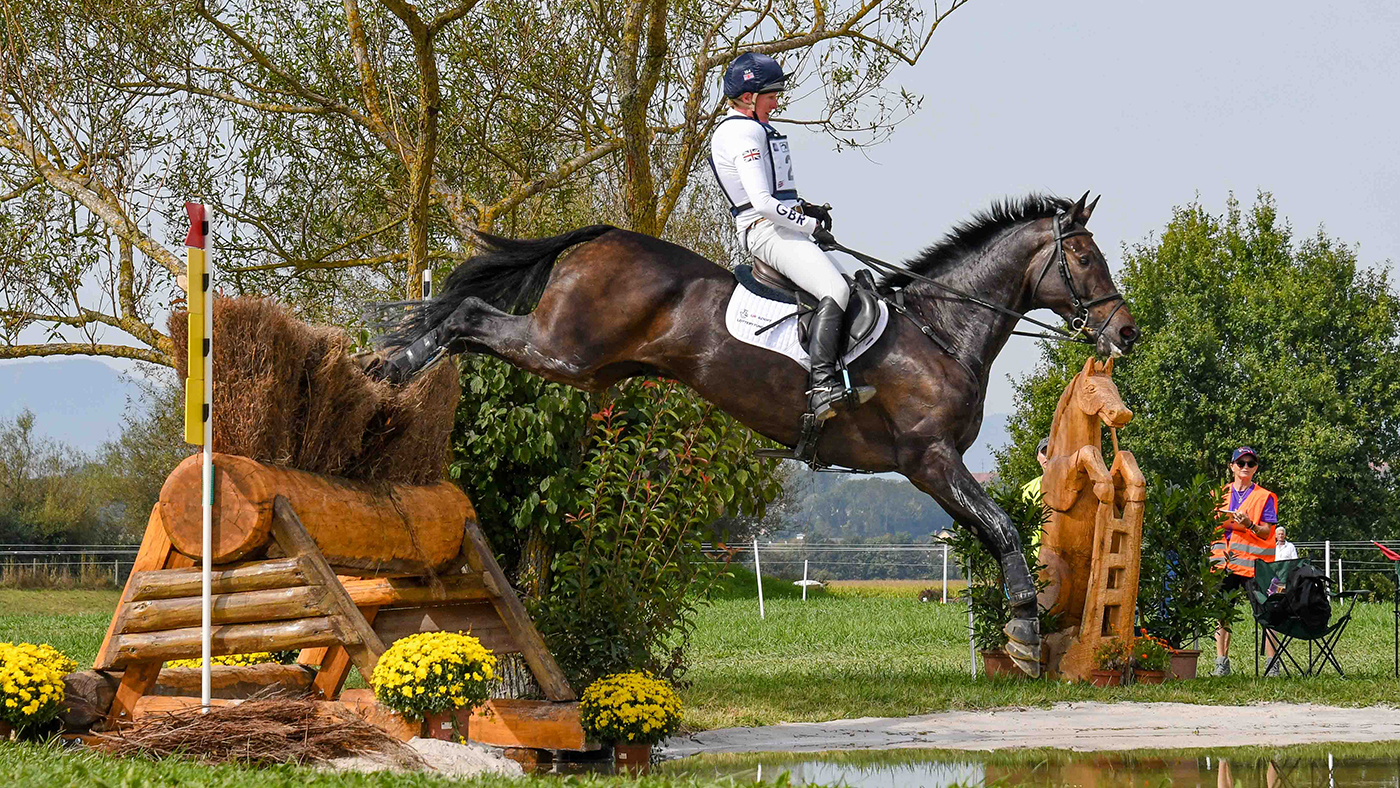 Nicola Wilson and JL Dublin at the 2021 European Championships.