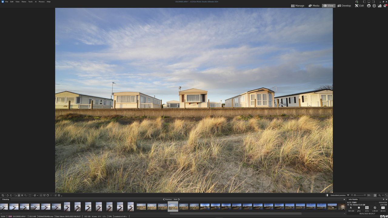 ACDSee Photo Studio Ultimate 2024 screengrab to show the features and interface of this photo editing software