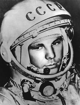 On 12 April 1961, Russian cosmonaut Yuri Gagarin became the first human to travel into space when he launched into orbit on the Vostok 3KA-3 spacecraft (Vostok 1).