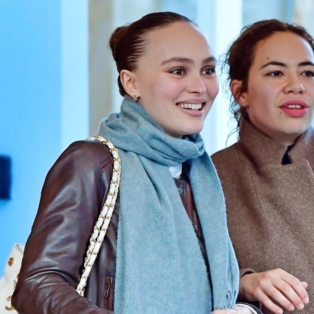 Lily-Rose Depp wears Ugg boots and carries a white leather Chanel bag in London