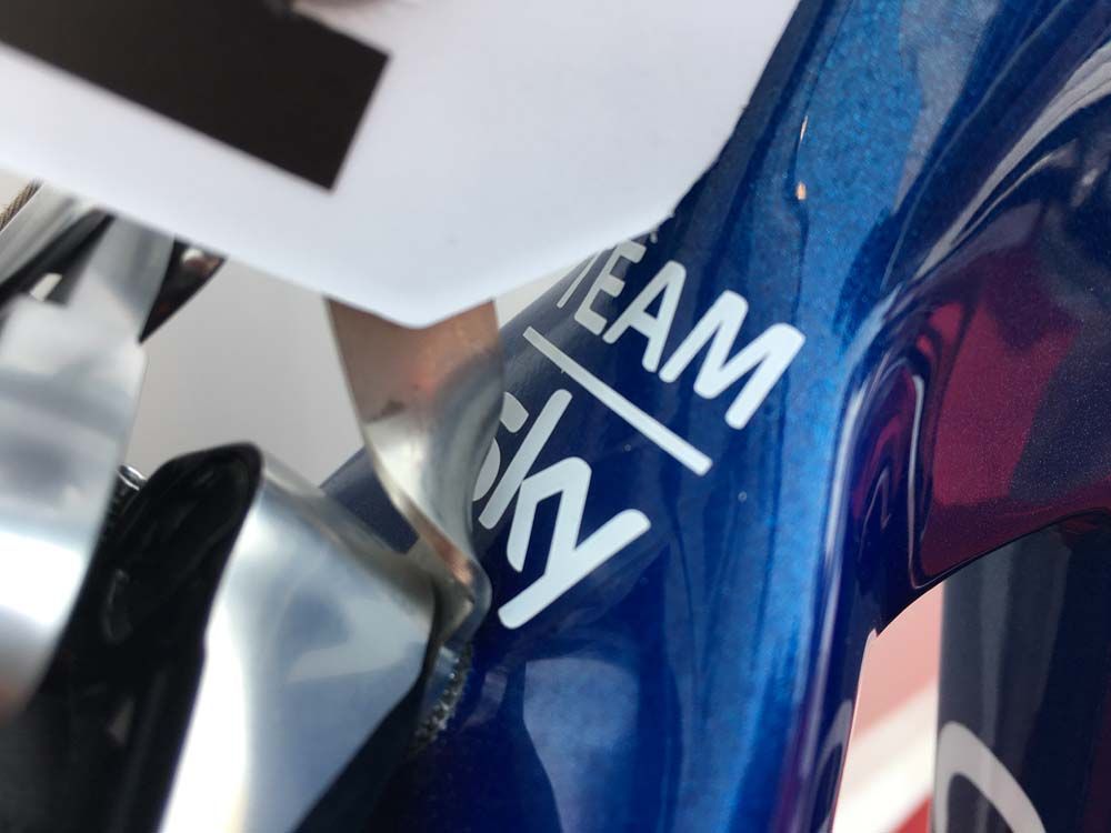 This is a Team Sky bike