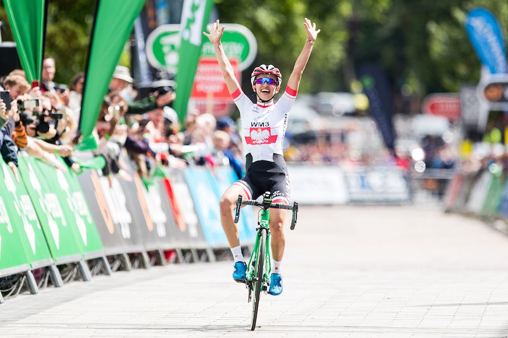 Kasia Niewidoma Takes First Stage Of Women's Tour With Breakaway ...