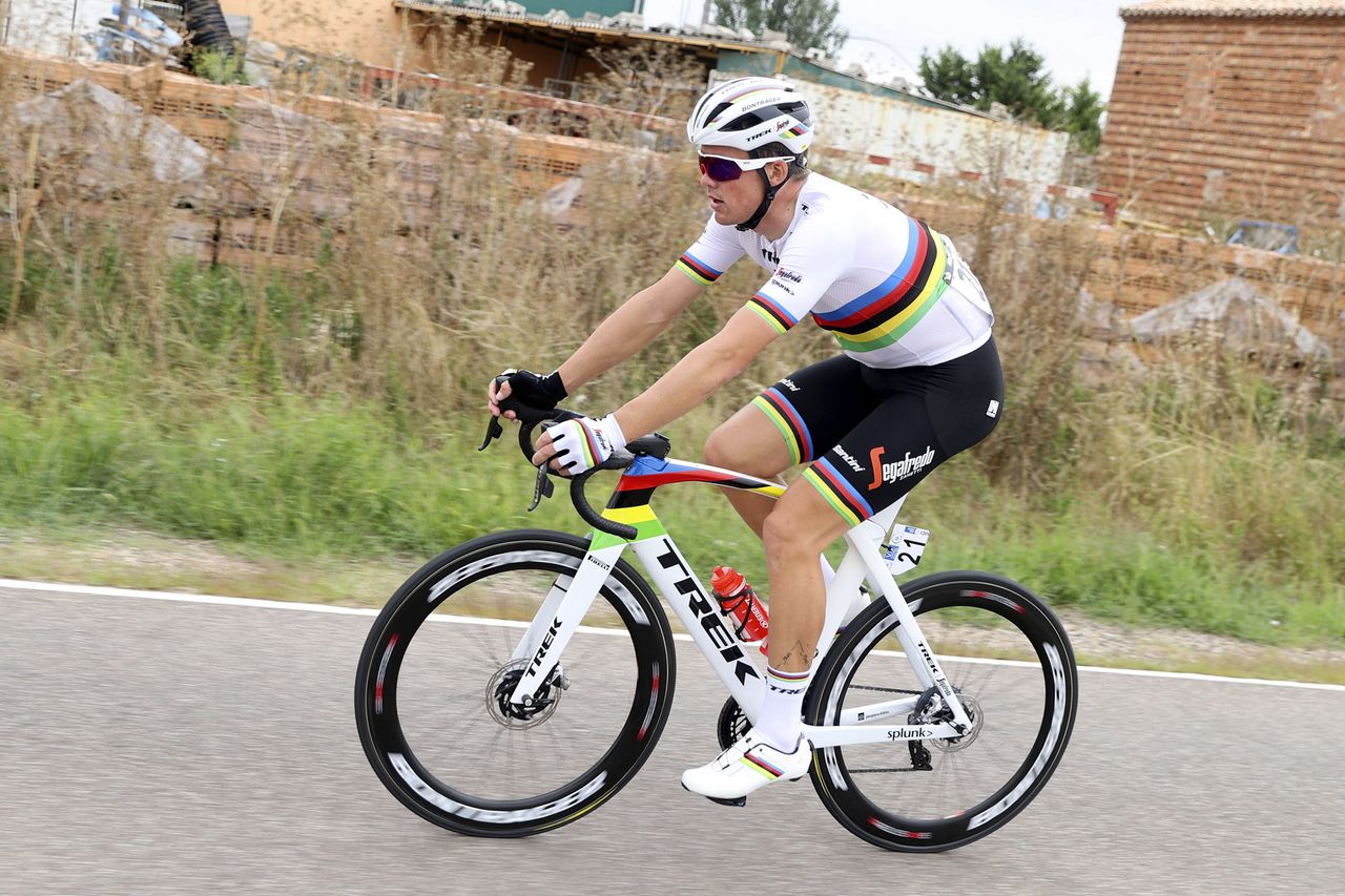 Vuelta a Burgos 2020 42th Edition 1st stage Catedral de Burgos Mirador del Castillo 157 km 28072020 Mads Pedersen DEN Trek Segafredo photo Luis Angel GomezBettiniPhoto2020