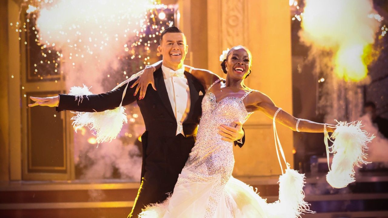 Strictly Come Dancing&#039;s AJ Odudu and Kai Widdrington in the semi-final