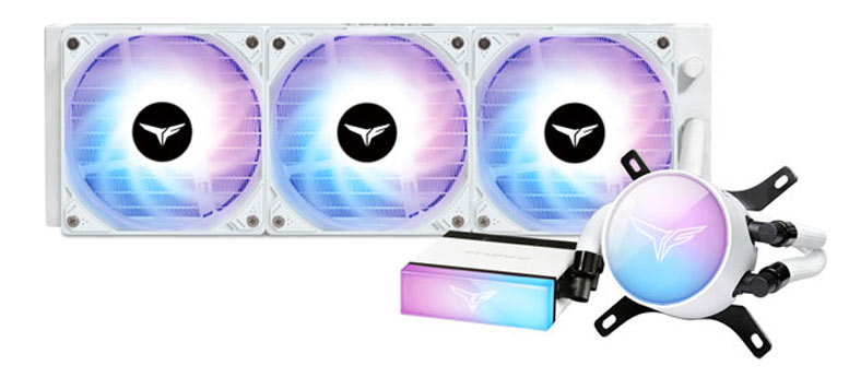 T-Force Siren DUO360 aRGB CPU and SSD AiO cooler
