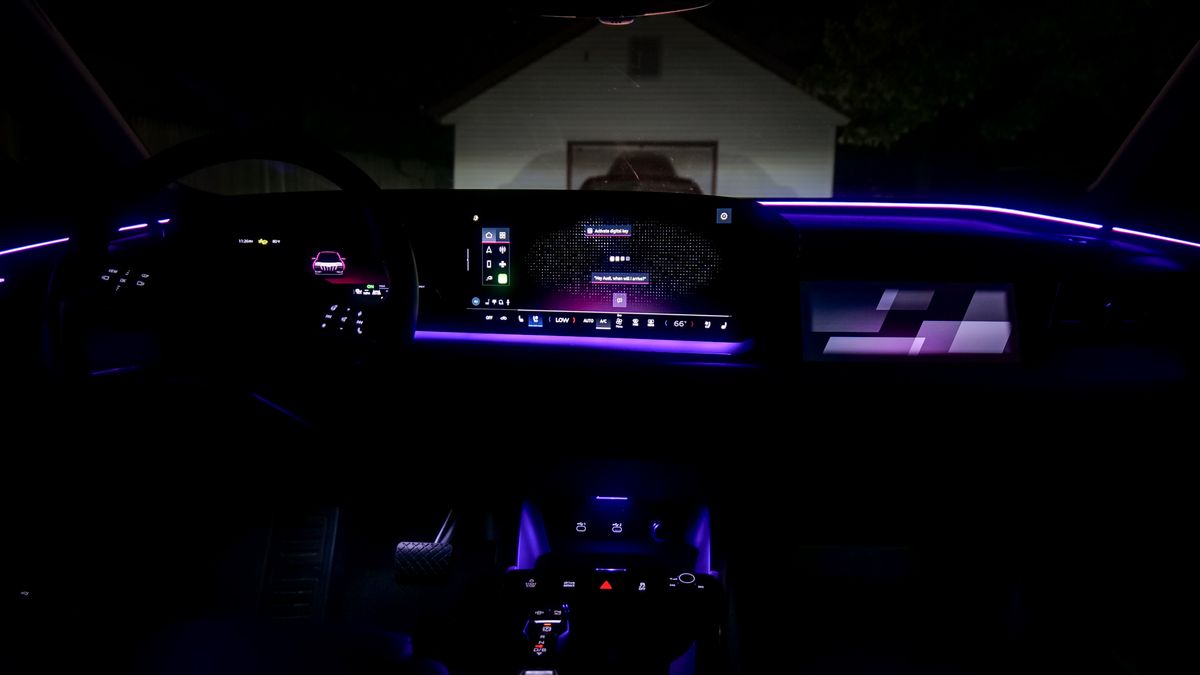 2025 Audi Q6 e-tron test drive.