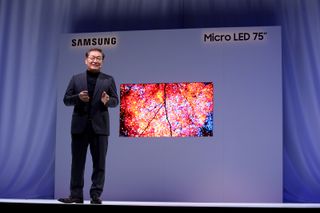Samsung says its Micro LED TV combines the best of OLED and LCD tech