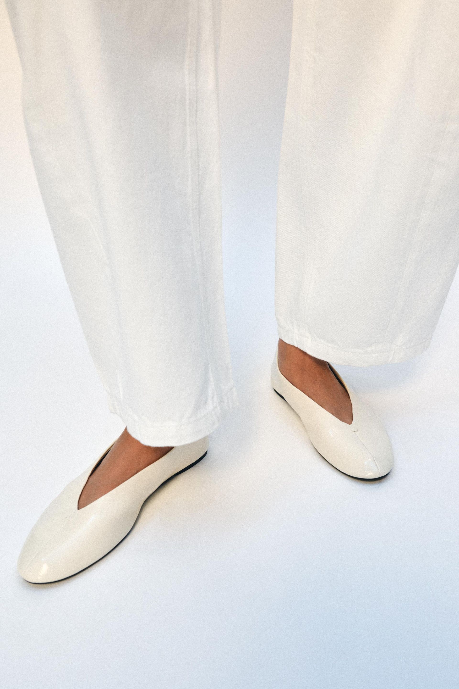 Leather Ballet Flats