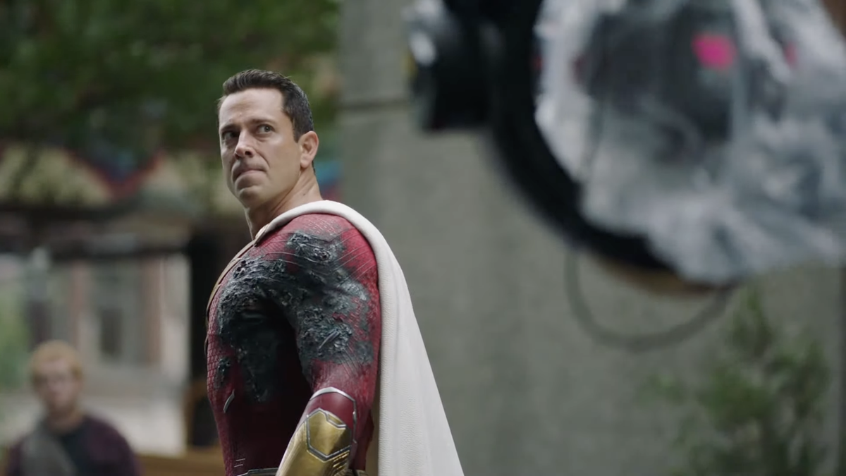 Behind the scenes footage of Shazam Fury of the Gods