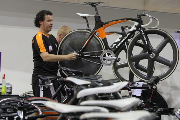 The Dutch bikes are prepped for racing
