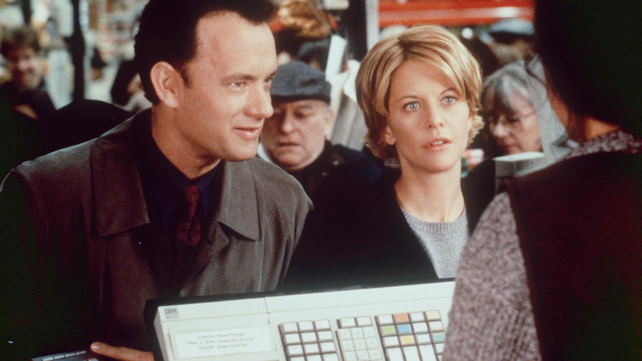 tom hanks and meg ryan in you&#039;ve got mail