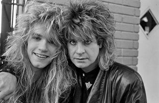 Hero: a youthful Wylde with Ozzy in 1987