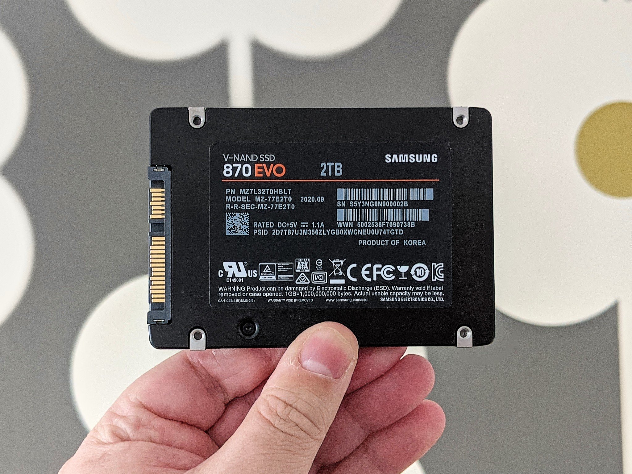 SAMSUNG 870 EVO Series 2TB SATA 2.5 Internal SSD MZ-77E2T0 New