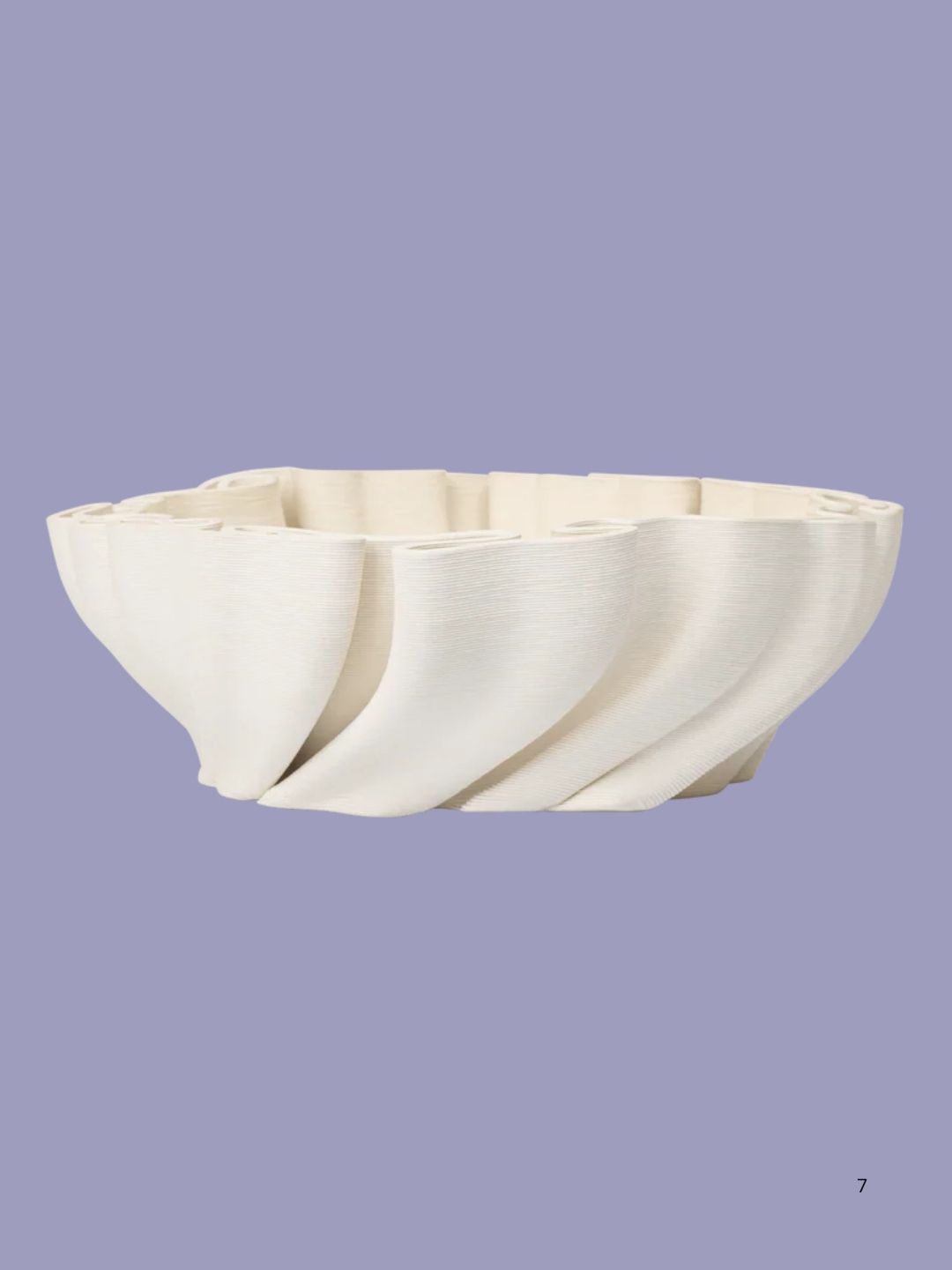 Ferm Living, Dedali Bowl,Off-White
