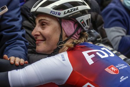 Strade Bianche Women 2022 8th Edition Siena Siena 136 km 05032022 Vittoria Guazzini ITA FDJ NouvelleAquitaine Futuroscope photo Roberto BettiniSprintCyclingAgency2022