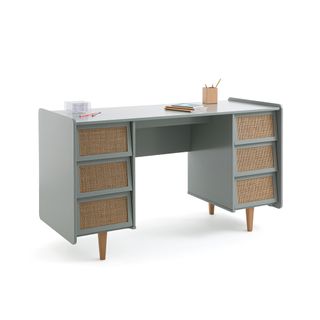 La Redoute Taga Double Unit 6-Drawer Desk on a white background