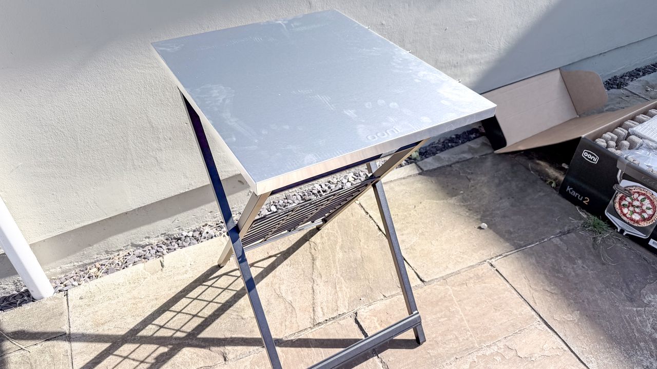 Ooni folding steel table