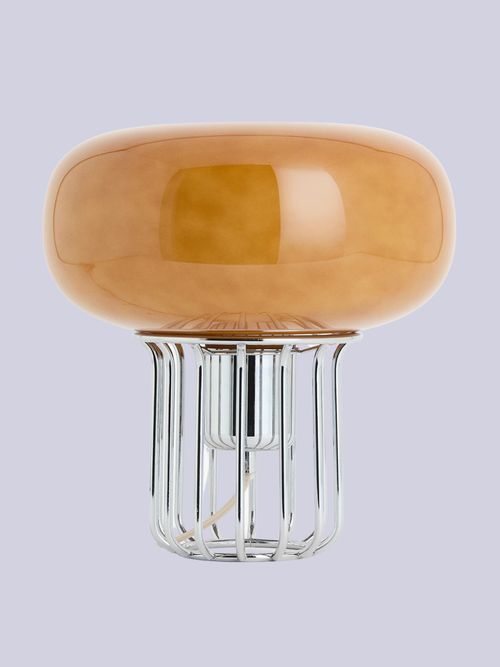 Glass table lamp