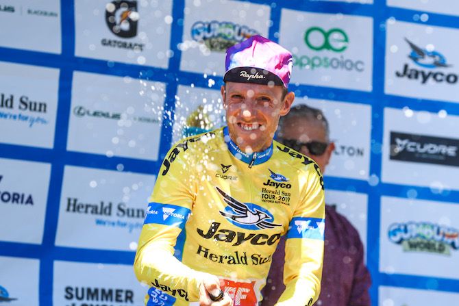 EF Education First's Michael Woods kept the yellow leader's jersey