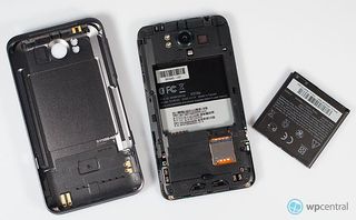 AT&T HTC Titan Battery Exposed