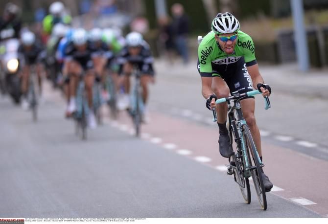 Maarten Wynants (Belkin-Pro Cycling Team) on the attack