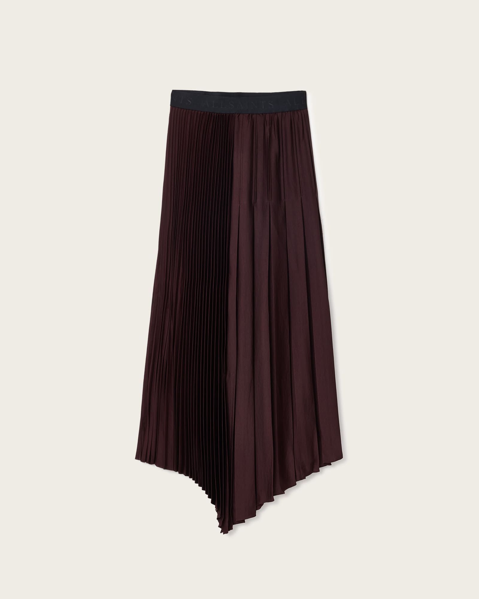 allsaints Jax Pleated Midi Skirt