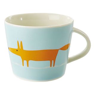 scion mr fox mug with white colour