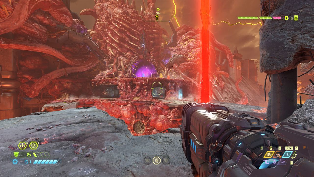 doom eternal cheat codes - infinite ammo - super gore nest