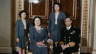 King George VI, Queen Elizabeth, Princess Elizabeth and Princess Margaret