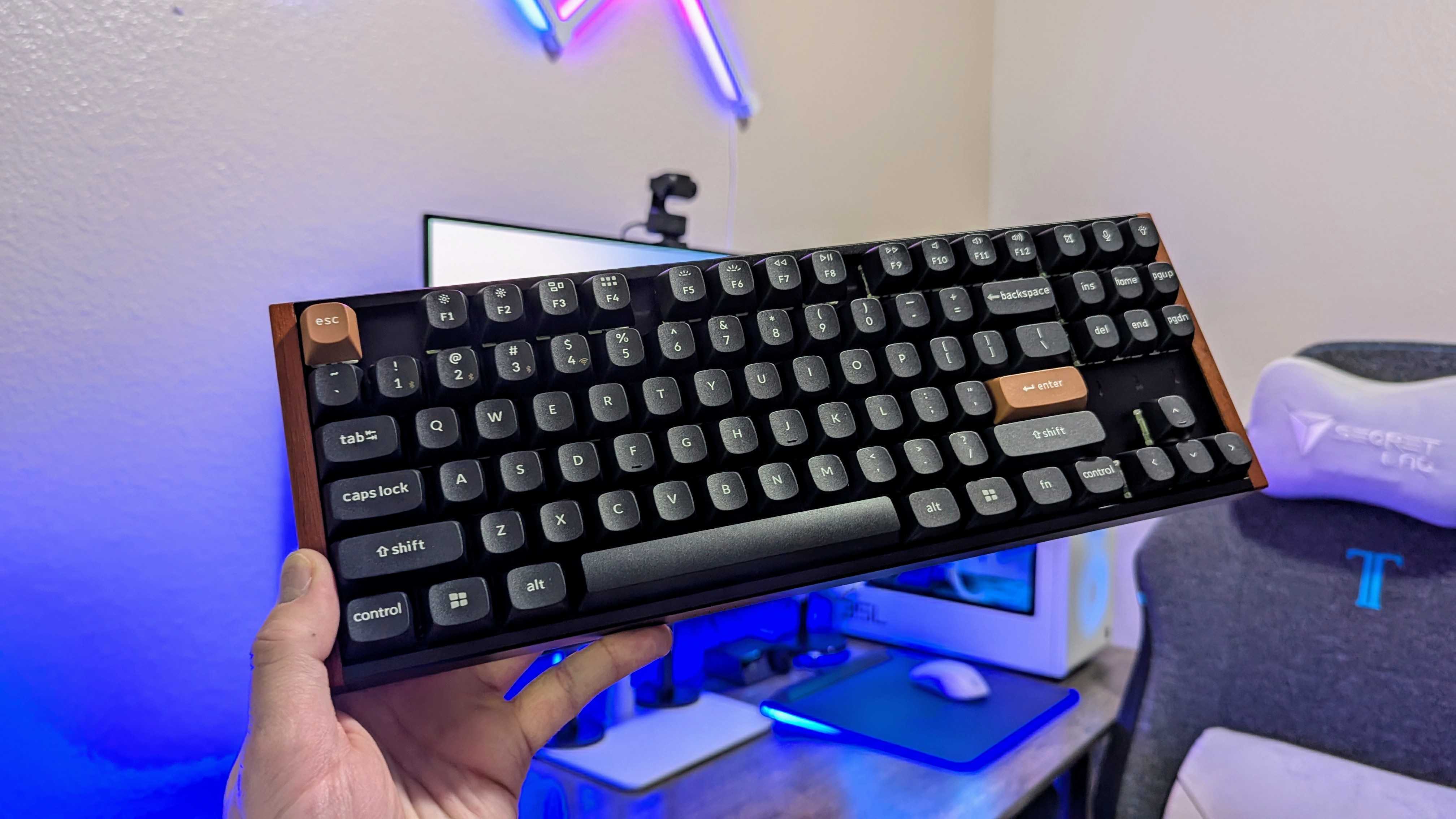 Image of the Keychron K8 HE wireless keyboard.