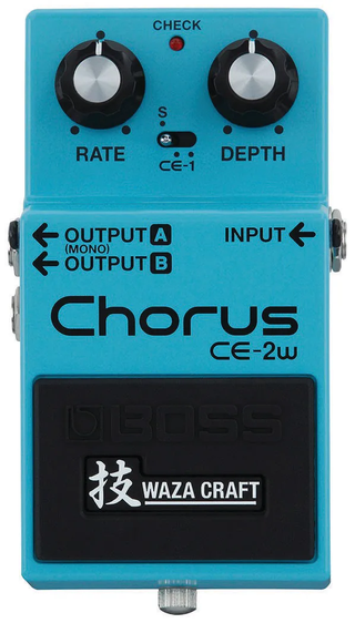 Best acoustic guitar pedals: Boss Waza Craft CE-2W Chorus