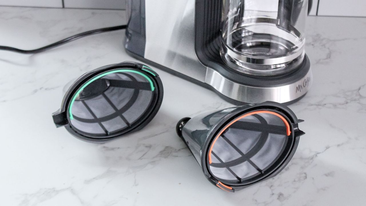 Mr. Coffee Perfect Brew Coffee Maker two reusable baskets