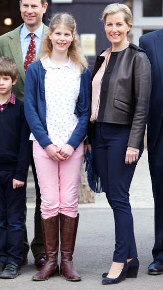 Lady Louise Windsor and Sophie, Countess of Wessex visit the Wild Place Project at Bristol Zoo