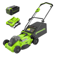 Greenworks 40V 16" Brushless Cordless (Push) Lawn Mower