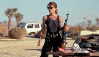 Linda Hamilton in Terminator 2