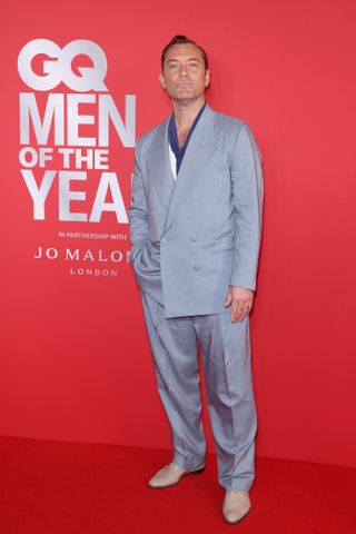 Jude Law on the red carpet at the GQ Men of the Year awards.