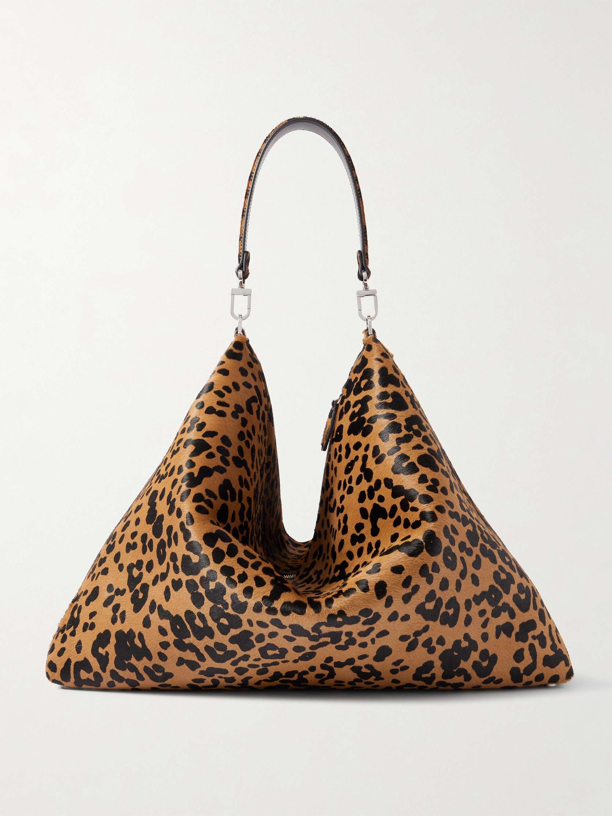 Bevel Large Leopard-Print Cow Hair Tote