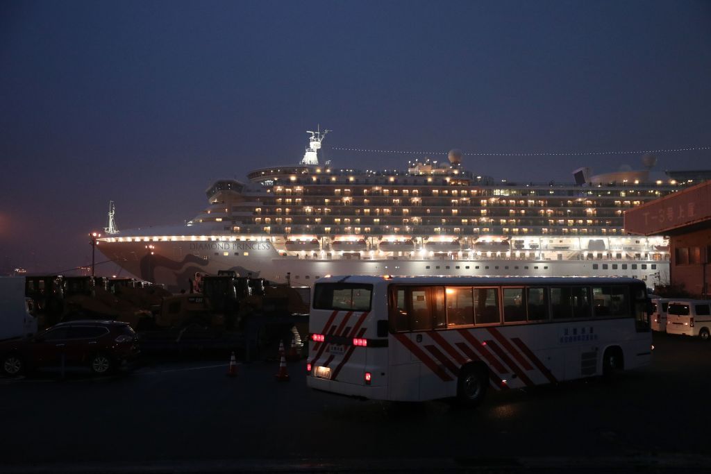 Diamond Princess cruise ship.