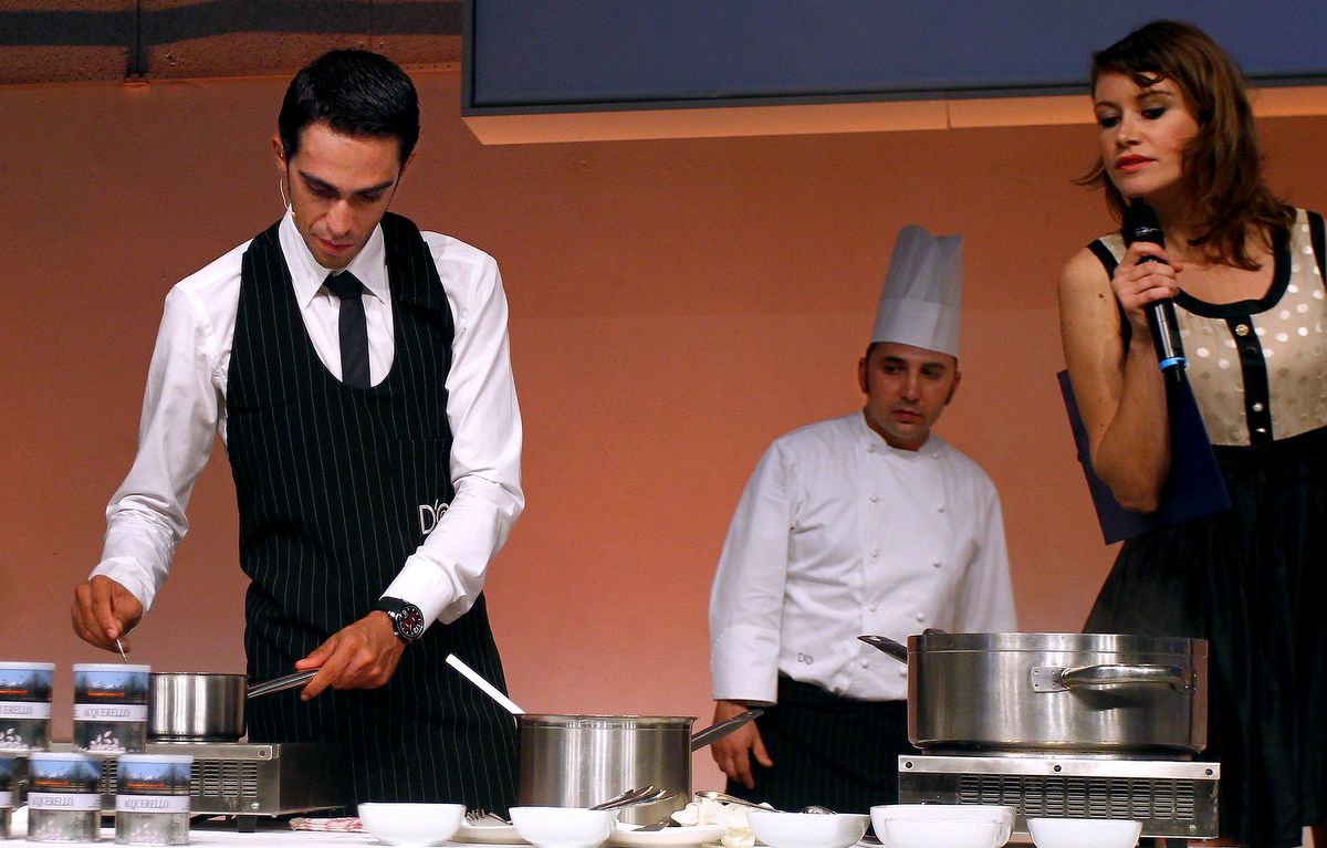 Perhaps a new profession for Alberto Contador