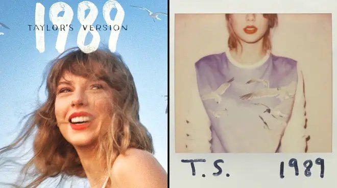 Taylor's version 1989 against 1989