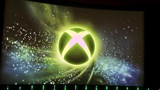 A photograph taken of the main stage of Xbox Games Showcase 2026.