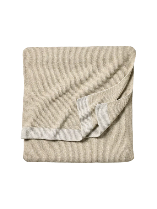 Stripe Knit Cozy Throw 