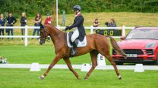 Badminton horse trials dressage: Gemma Stevens and Chilli Knight pictured at Bicton in 2021