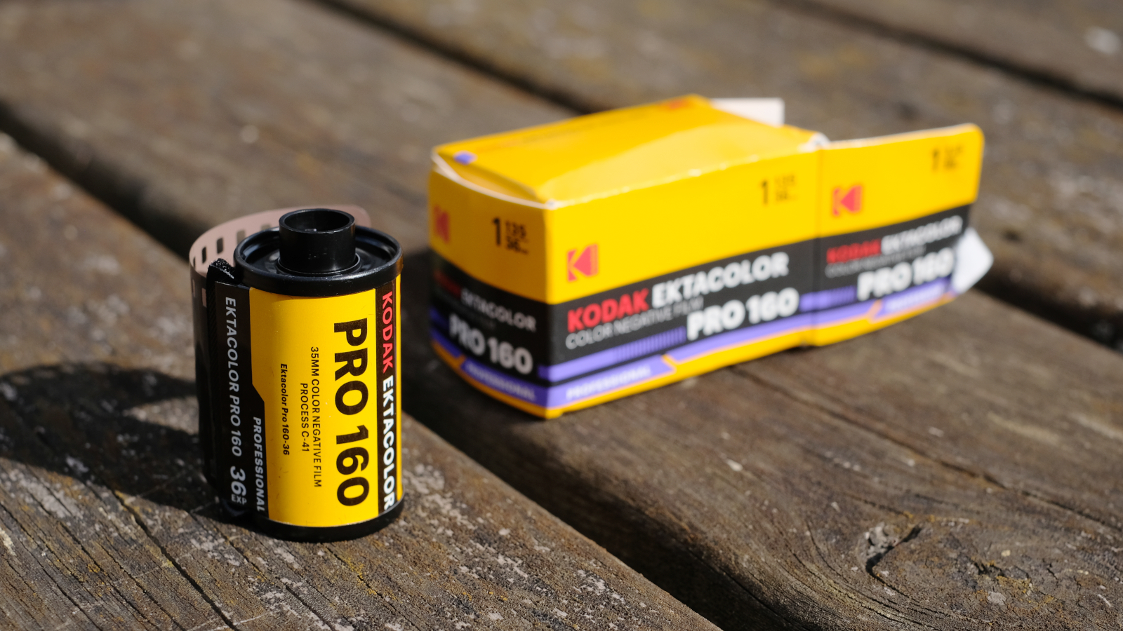 Photograph of Kodak Ektacolor Pro 160 35mm film