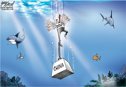 Editorial cartoon World Chinese economy