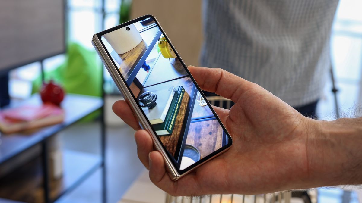 A photo of the Samsung Galaxy Z Fold 4