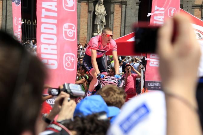 Ryder Hesjedal (Garmin-Sharp) at the sign in