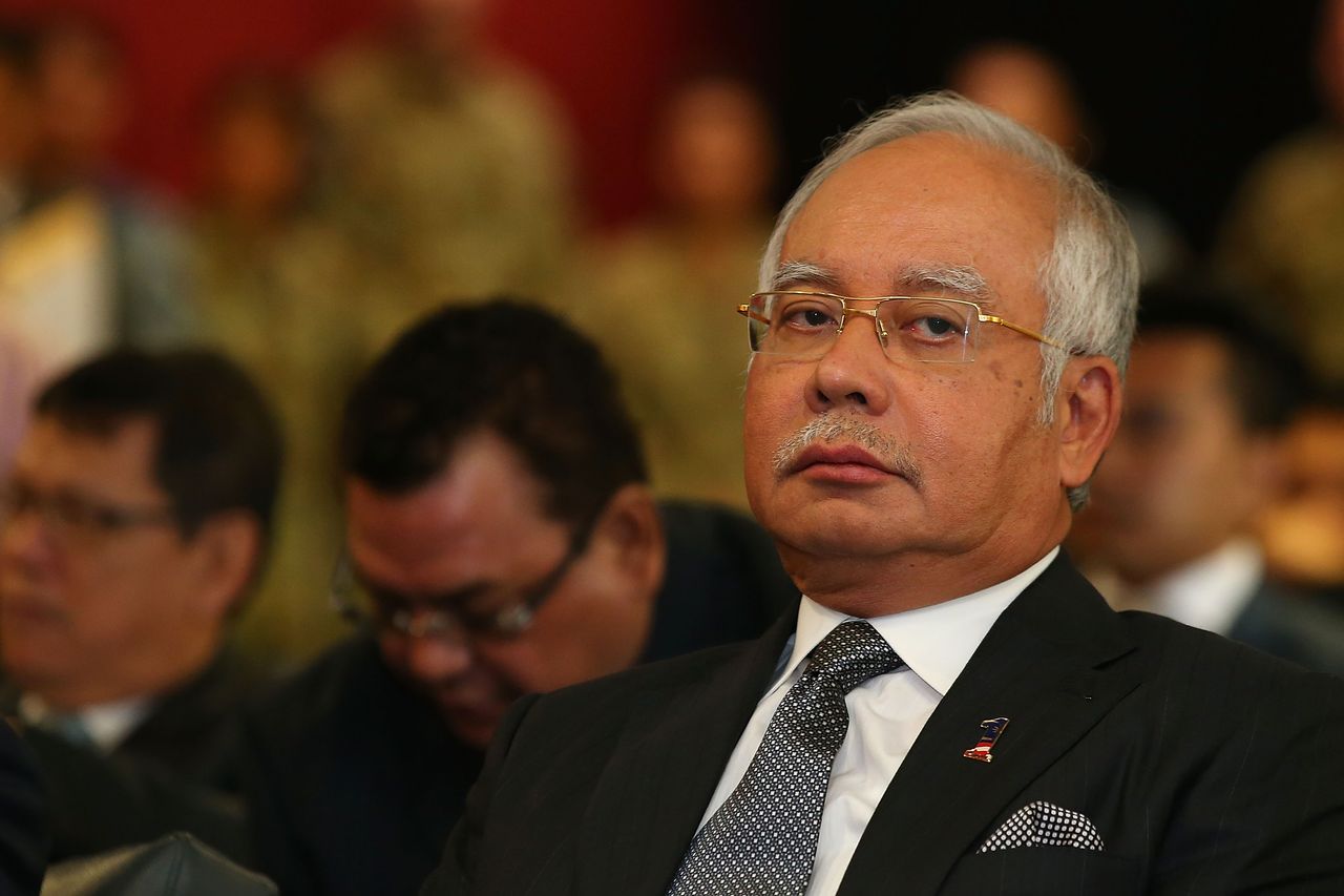 Najib Razak.